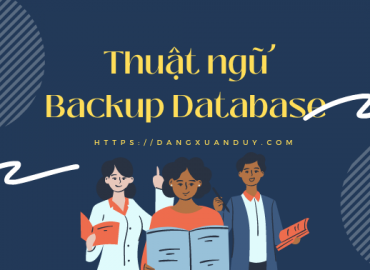 Thuật ngữ Backup Database