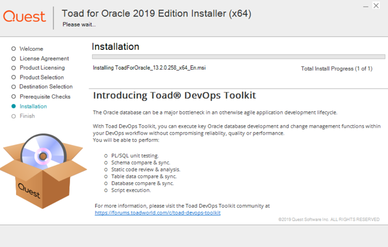 cài đặt Toad for Oracle 7