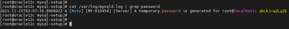 password mysql