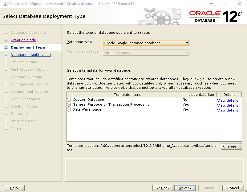 create oracle container database 3
