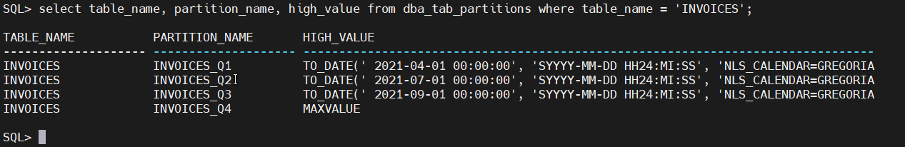 partition table 3