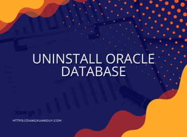 Uninstall oracle database